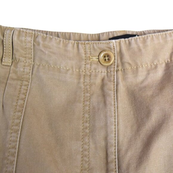 Talbots Khaki Utility Pants Size M Chorecore Ankle Cotton Lyocell Casual - Picture 4 of 11